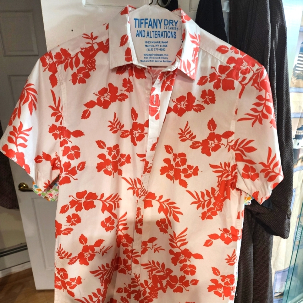 Never worn excellent condition Denim and flowers button down shirt